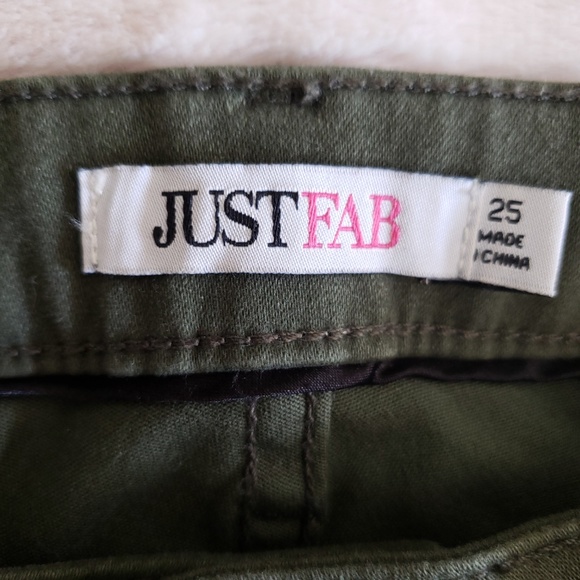 {JustFab} Twill Ankle Skinny - Picture 3 of 8